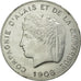 Moneta, Francja, 10 Centimes, 1908, PRÓBA, AU(55-58), Aluminium