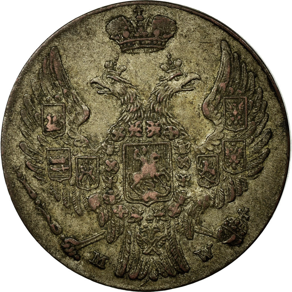 Coin, Poland, Nicholas I, 10 Groszy, 1840, Moneta Wschovensis, EF(40-45)