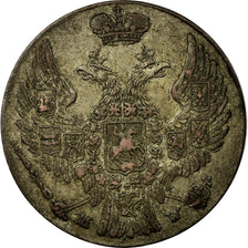 Coin, Poland, Nicholas I, 10 Groszy, 1840, Moneta Wschovensis, EF(40-45)