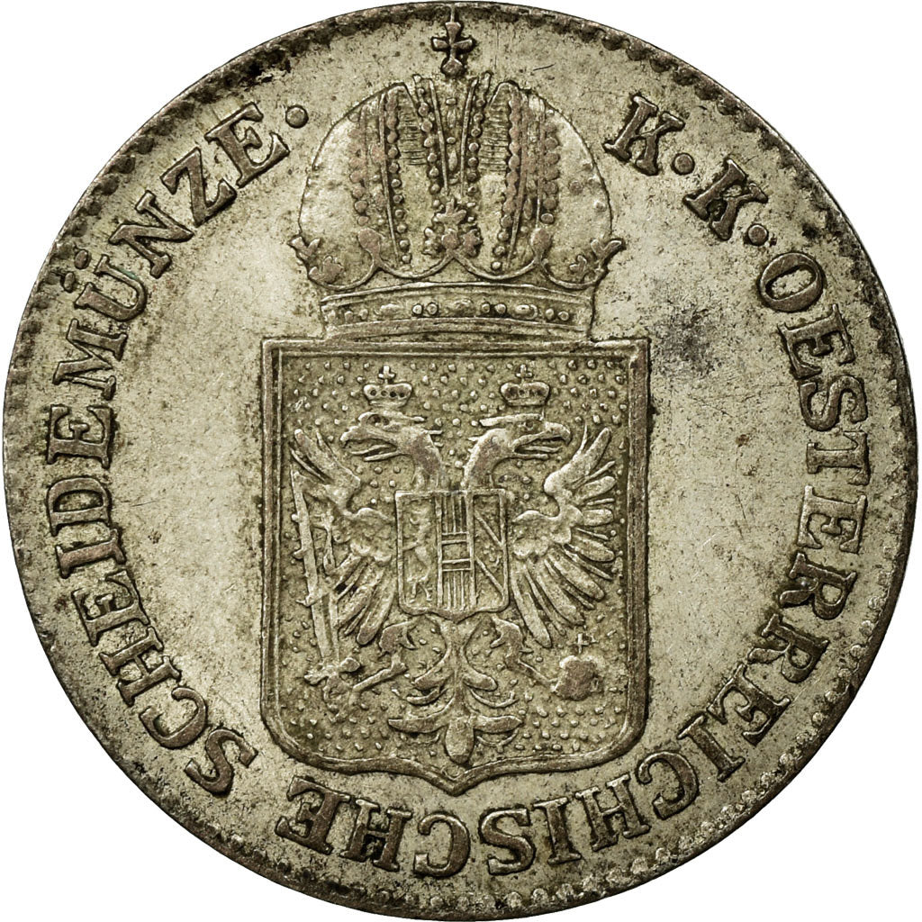 Moneta, Austria, Franz Joseph I, 6 Kreuzer, 1849, Vienne, BB+, Argento, KM:2200