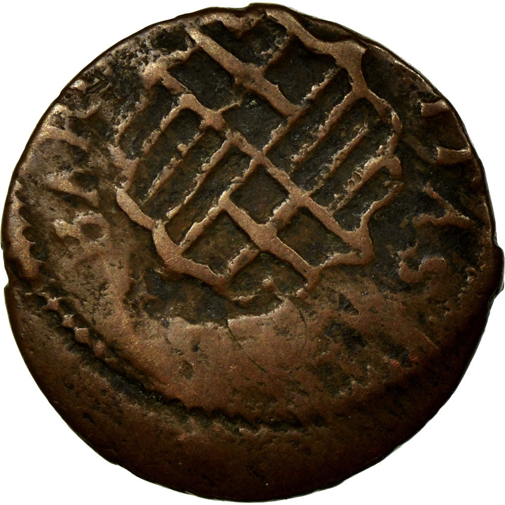 Moneda, España, CATALONIA, Charles III, Dinero, 1707-1711, Barcelone, BC+