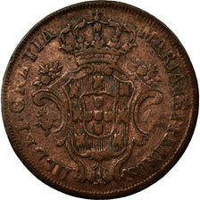 Moeda, Portugal, Maria I and Pedro III, 5 Reis, V, 1785, VF(20-25), Cobre