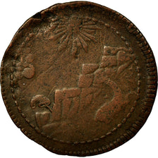 Moeda, Peru, 1/4 Peso, Quarto De; 2 Reales, 1823, Lima, VF(20-25), Cobre, KM:138