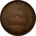 Francia, Token, Corporations, Eau filtrée, 1811, BB, Rame