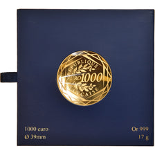 França, 1000 Euro, 2013, Paris, Hercule, MS(65-70), Dourado, Gadoury:EU592