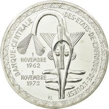 Coin, West African States, 500 Francs, 1972, MS(65-70), Silver, KM:7