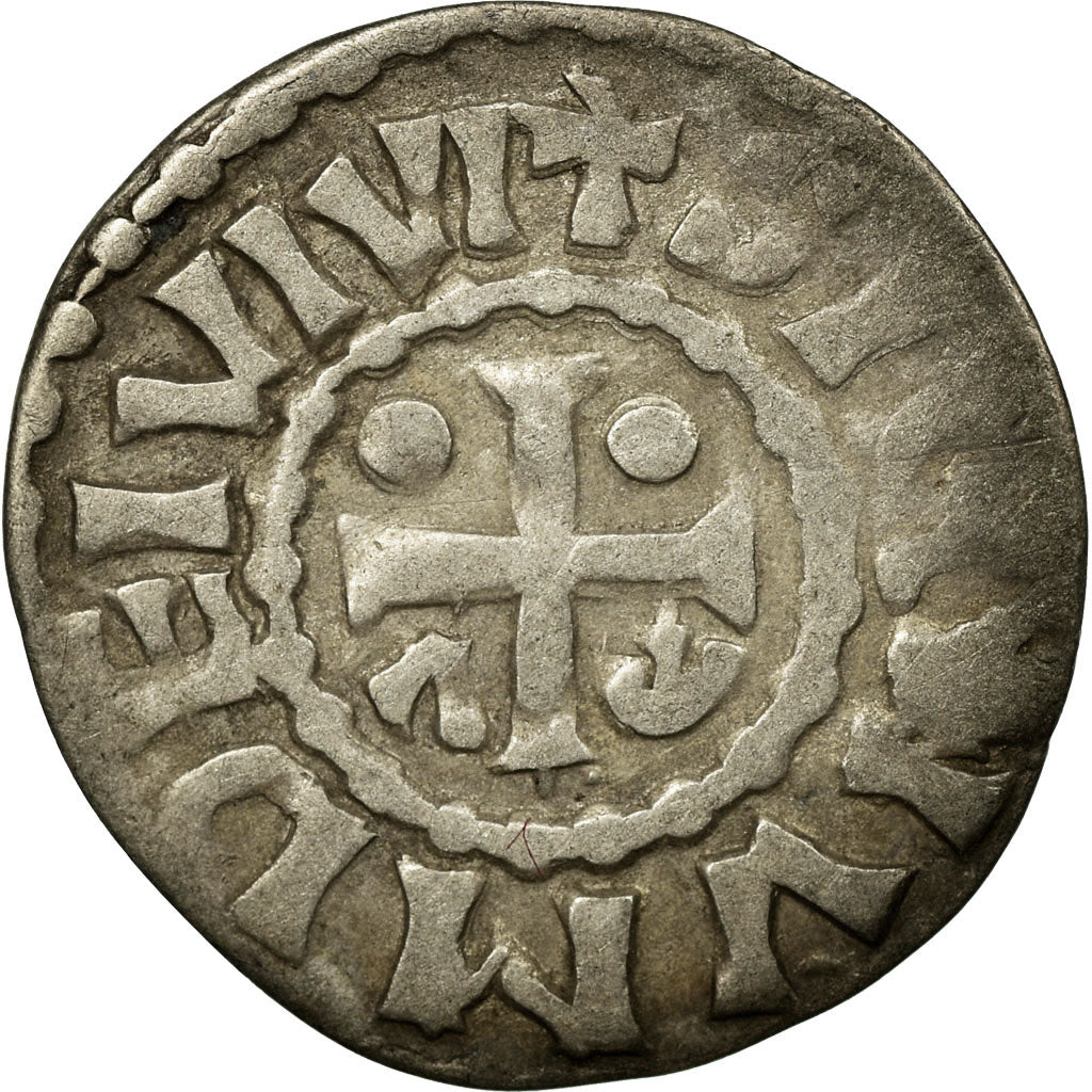 Coin, France, Maine, Denarius, Le Mans, VF(30-35), Billon, Boudeau:171