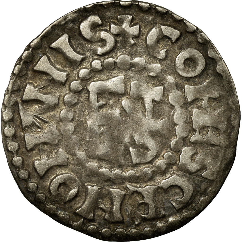 Moneta, Francia, Maine, Denarius, Le Mans, MB, Biglione, Boudeau:171