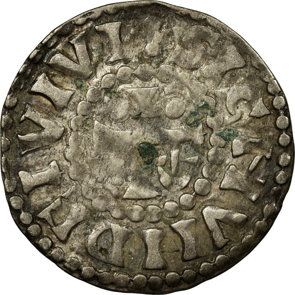 Moneta, Francia, Maine, Denarius, Le Mans, MB, Biglione, Boudeau:171