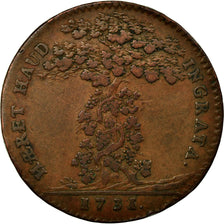France, Token, Etats de Bourgogne, 1731, EF(40-45), Copper, Feuardent:9841