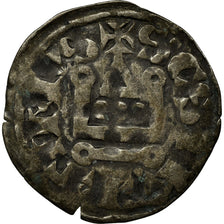 Moneta, Francia, Philip II, Denier Tournois, Saint-Martin de Tours, MB, Argento