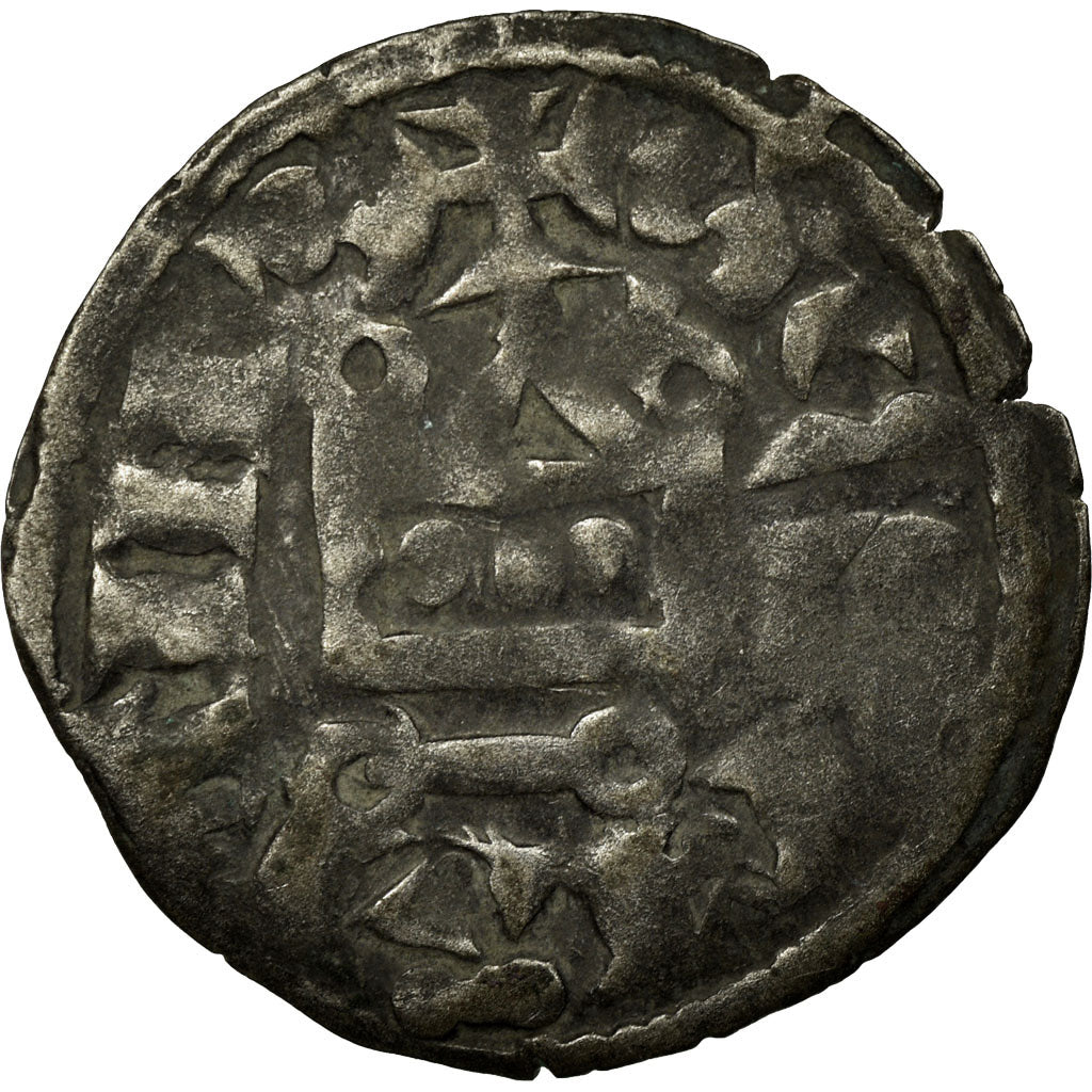 Munten, Frankrijk, Touraine, Denarius, Saint-Martin de Tours, FR, Zilver