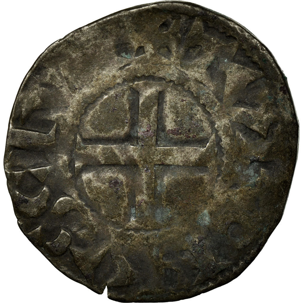 Coin, France, Touraine, Denarius, Saint-Martin de Tours, VF(20-25), Silver