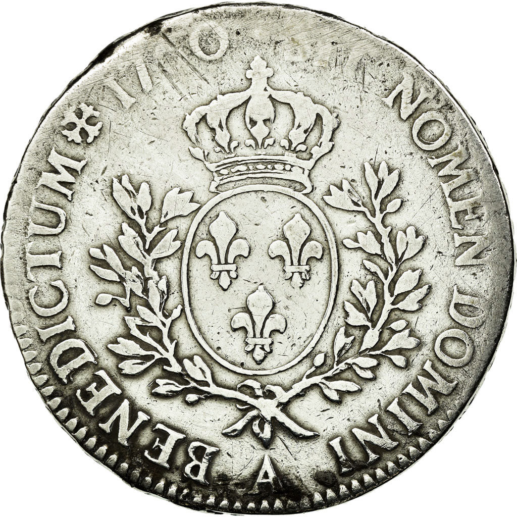 Munten, Frankrijk, Louis XV, Écu au bandeau, 1760, Paris, FR, Zilver