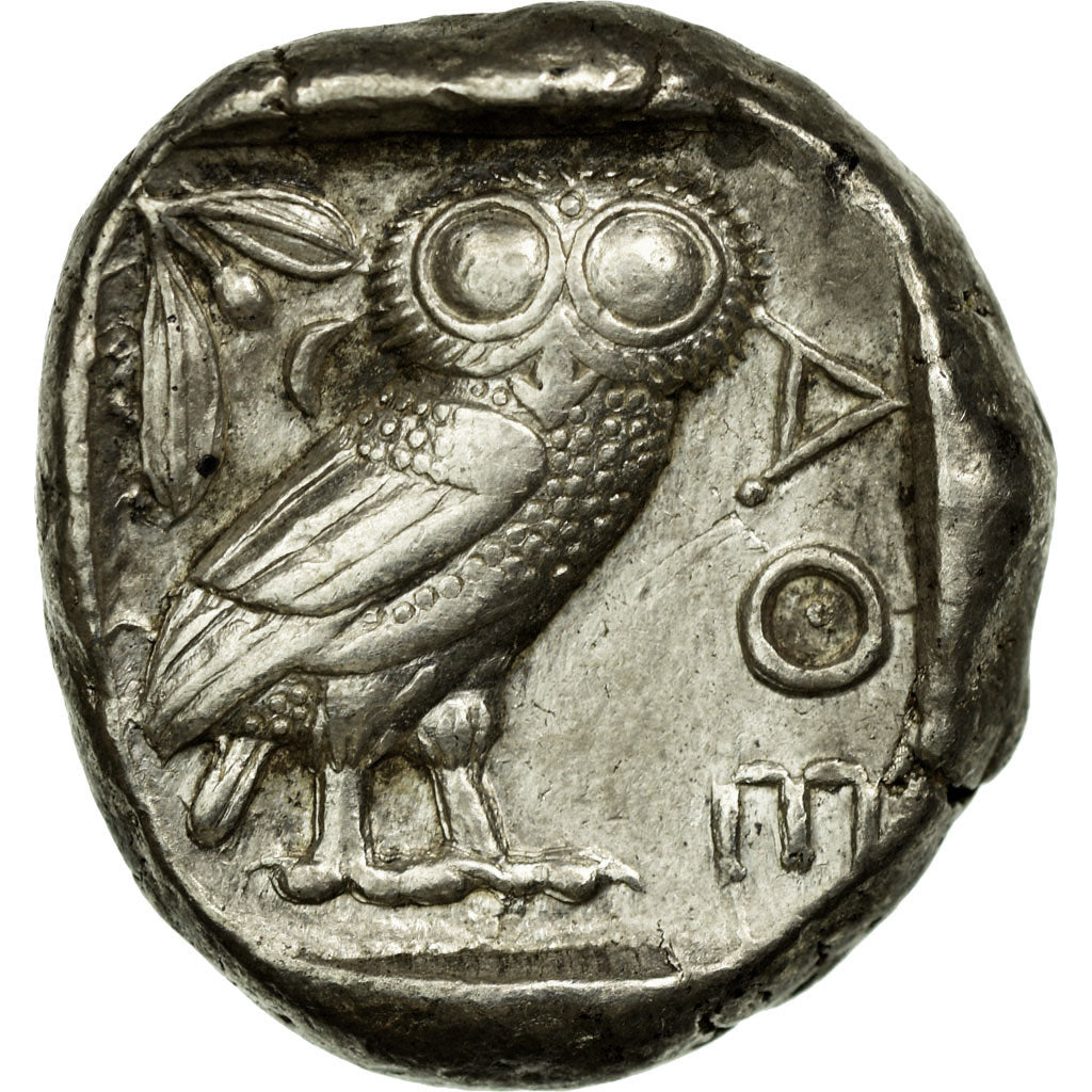 Coin, Attica, Athens, Tetradrachm, Athens, AU(50-53), Silver, SNG Cop:31