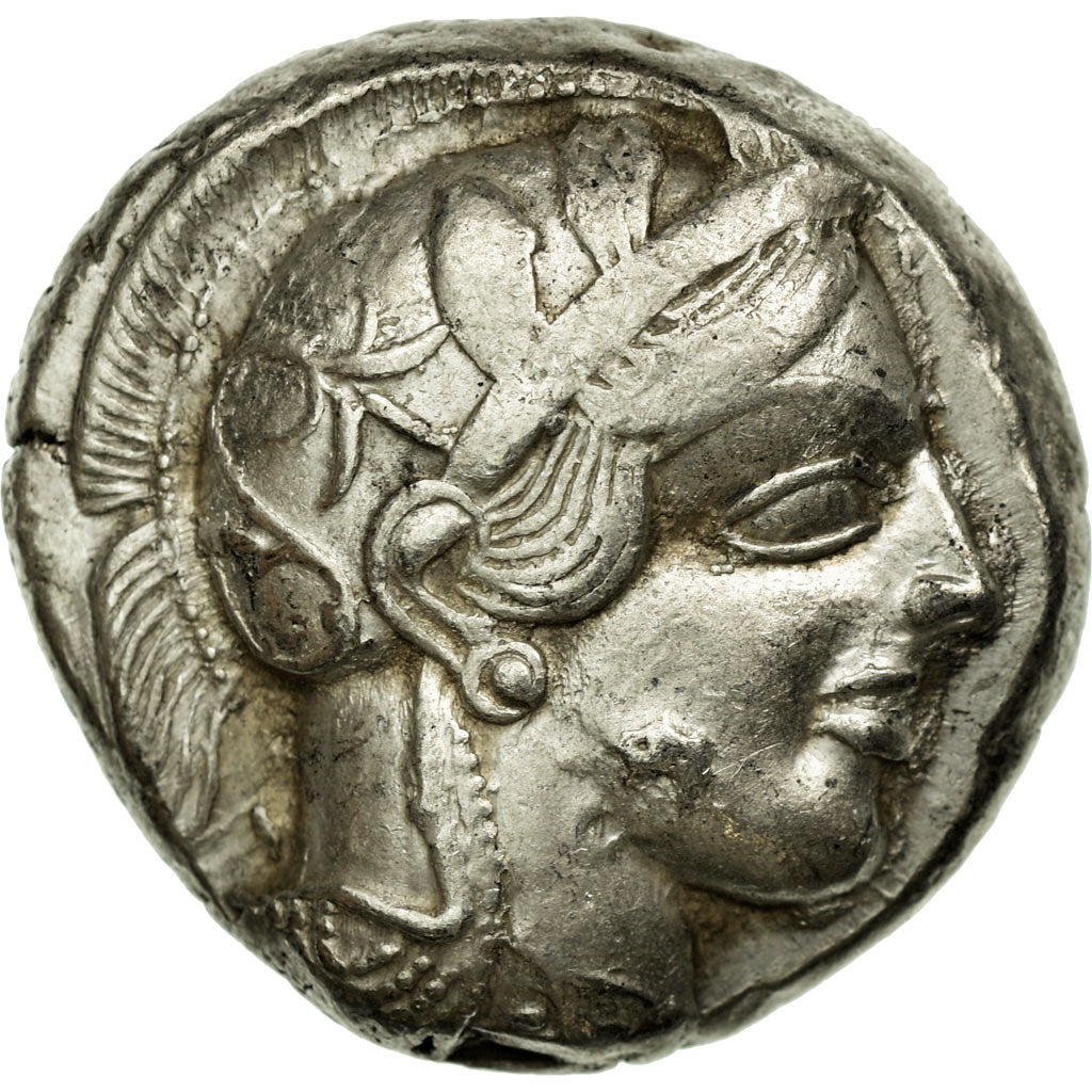 Coin, Attica, Athens, Tetradrachm, Athens, AU(50-53), Silver, SNG Cop:31
