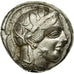 Coin, Attica, Athens, Tetradrachm, Athens, AU(50-53), Silver, SNG Cop:31