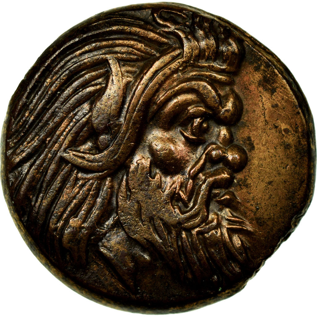 Coin, Cimmerian Bosporos, Pantikapaion, Bronze Æ, 310-304/3 BC, AU(50-53)