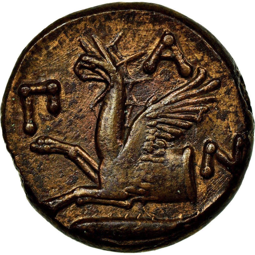 Coin, Cimmerian Bosporos, Pantikapaion, Bronze Æ, 310-304/3 BC, AU(50-53)