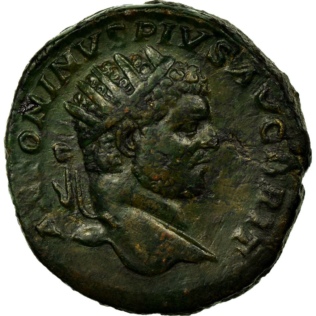 Coin, Caracalla, Dupondius, 210-213, Rome, AU(50-53), Bronze, RIC:515