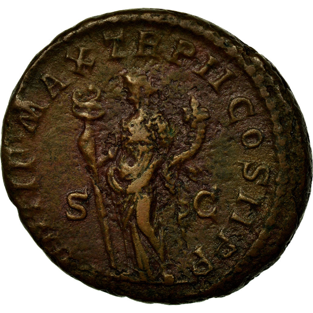Coin, Macrinus, As, AD 217-218, Rome, EF(40-45), Bronze, RIC:156