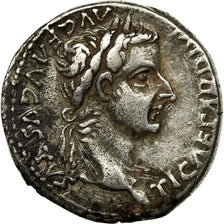 Coin, Tiberius, Denarius, Lyon - Lugdunum, EF(40-45), Silver, RIC:30