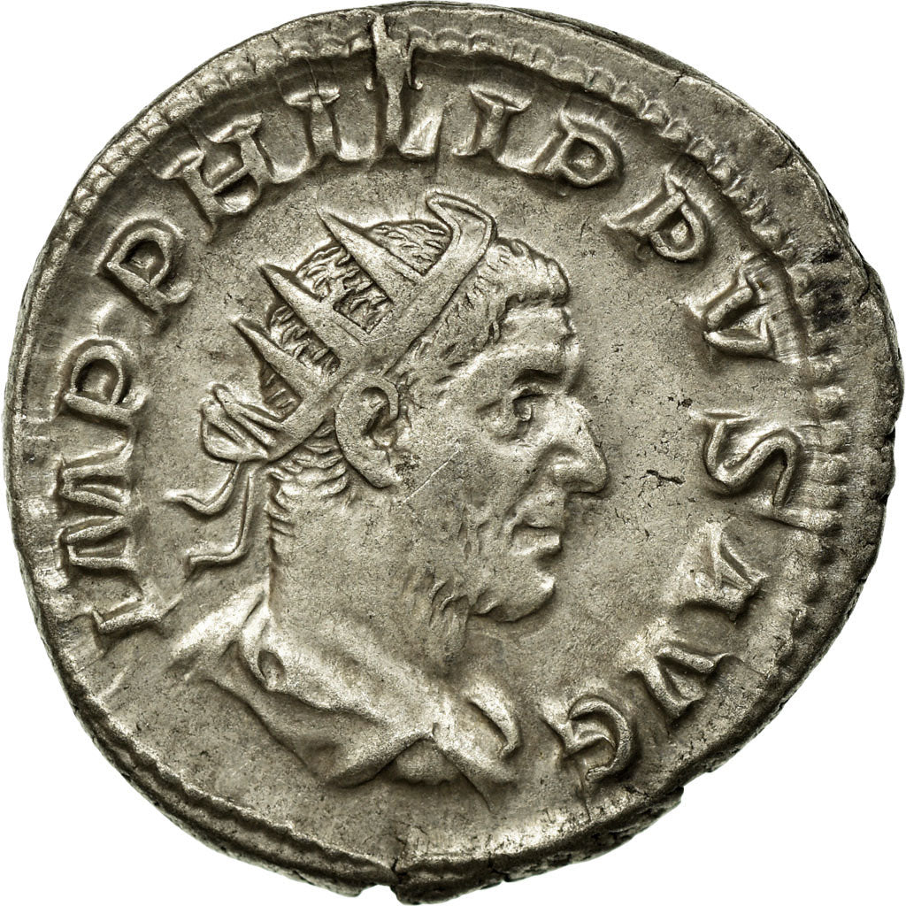 Moneta, Philip I, Antoninianus, 247-249, Rome, AU(50-53), Bilon, RIC:60