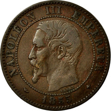 Coin, France, Napoleon III, Napoléon III, 2 Centimes, 1855, Strasbourg