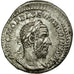 Coin, Macrinus, Denarius, AD 217-218, Rome, Incuse strike, AU(50-53), Silver