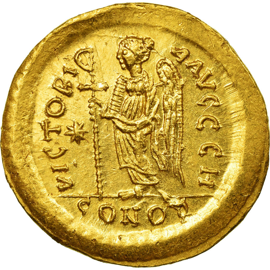 Coin, Anastasius I, Solidus, 498-518, Constantinople, MS(63), Gold, Sear:5