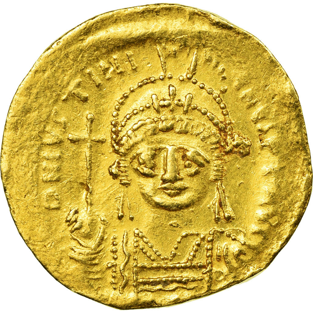 Coin, Justinian I, Solidus, 545-565, Constantinople, EF(40-45), Gold, Sear:140