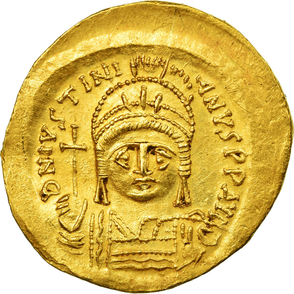 Monnaie, Justinien I, Solidus, 545-565, Constantinople, SUP, Or, Sear:140