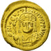 Coin, Justin II, Solidus, 565-578 AD, Constantinople, AU(55-58), Gold, Sear:345