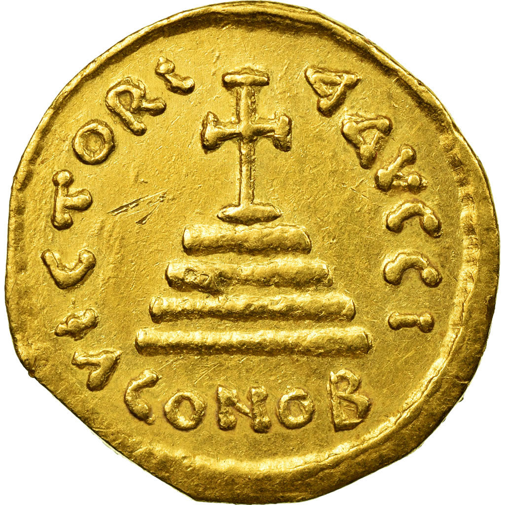 Coin, Tiberius II Constantine, Solidus, 579-582, Constantinople, AU(50-53)