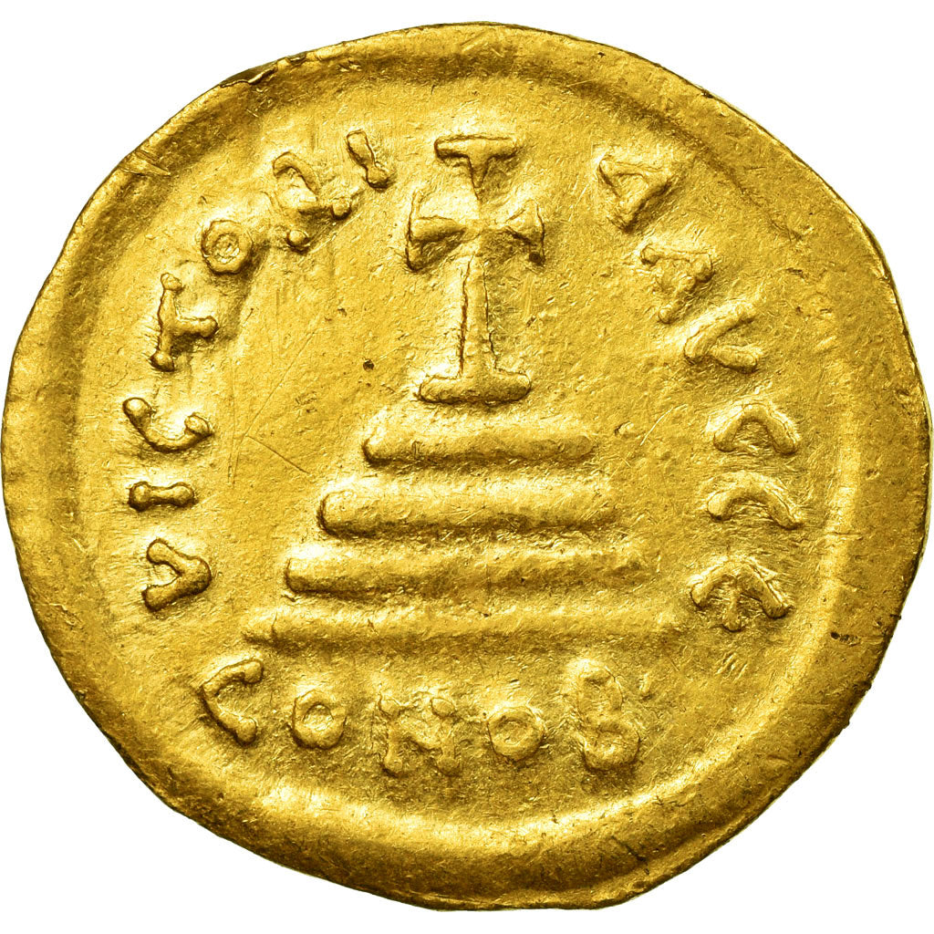 Coin, Tiberius II Constantine, Solidus, 579-582, Constantinople, AU(50-53)