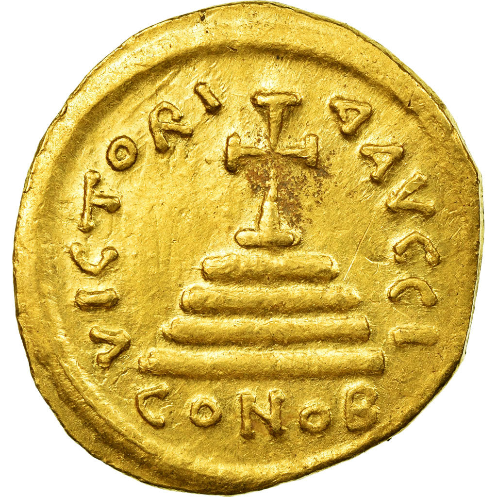 Coin, Tiberius II Constantine, Solidus, 579-582, Constantinople, AU(50-53)