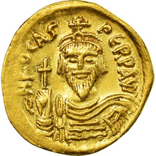 Coin, Phocas, Solidus, 607-610, Constantinople, AU(50-53), Gold, Sear:620