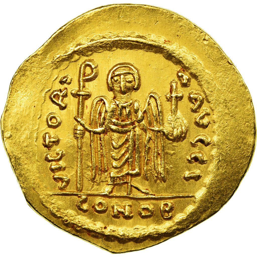 Coin, Phocas, Solidus, 602-603, Constantinople, MS(60-62), Gold, Sear:616