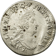 Coin, France, Louis XIV, 4 Sols aux 2 L, 1691, Lyon, EF(40-45), Silver