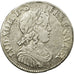 Monnaie, France, Louis XIV, 1/4 Écu à la mèche longue, 1648, Paris, TB+