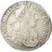 Monnaie, France, Louis XIV, 1/2 Écu au buste juvénile, 1667, Montpellier, TB+