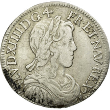 Munten, Frankrijk, Louis XIV, 1/2 Écu à la mèche longue, 1659, Angers, FR+