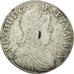 Coin, France, Louis XIV, 1/2 Écu à la mèche longue, 1654, Rennes, VF(20-25)