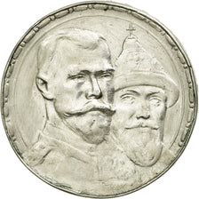 Coin, Russia, Nicholas II, Rouble, 1913, St. Petersburg, AU(50-53), Silver