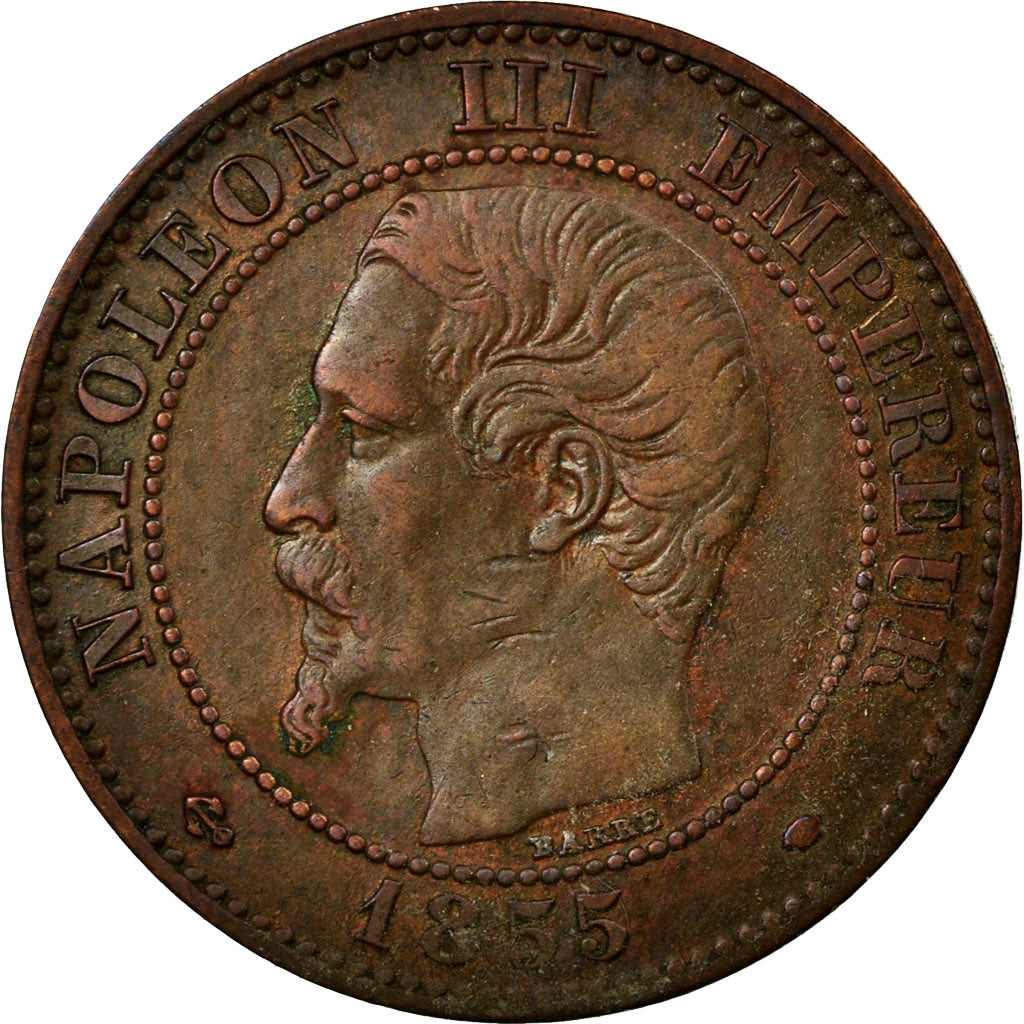 Coin, France, Napoleon III, Napoléon III, 2 Centimes, 1855, Marseille
