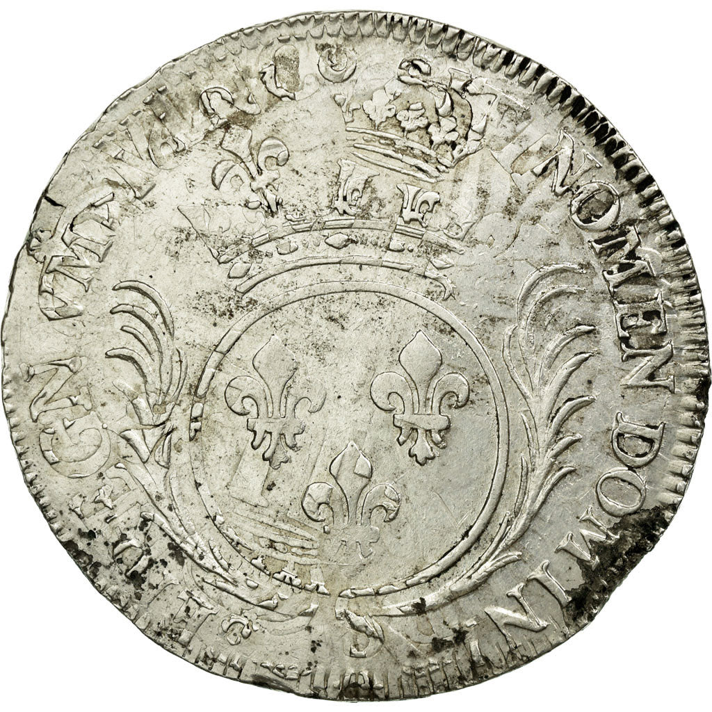 Coin, France, Louis XIV, Ecu aux palmes, 1694, Paris, VF(30-35), Silver