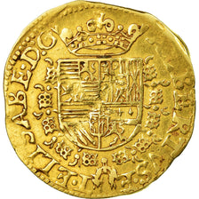 Coin, Spanish Netherlands, Albert & Isabella, Albertin, 1600, Tournai, Rare