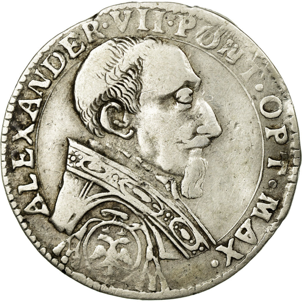 Coin, ITALIAN STATES, Alexander VII, Luigino, Uncertain date, Avignon
