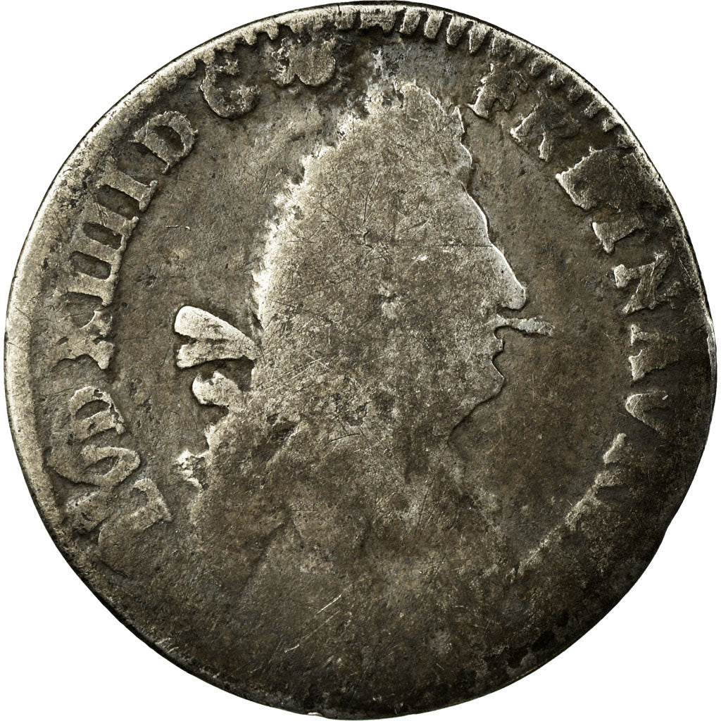 Monnaie, France, Louis XIV, 4 Sols aux 2 L, Date incertaine, Limoges, B+
