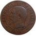 FRANCE, Napoléon III, 2 Centimes, 1856, Rouen, KM #776.2, VF(20-25), Bronze, G..